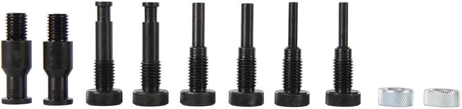 Silverline Universal-Riemenscheibenhalter & Lüfterkupplungs-Set, 11-teilig, 6–16 mm (618569)