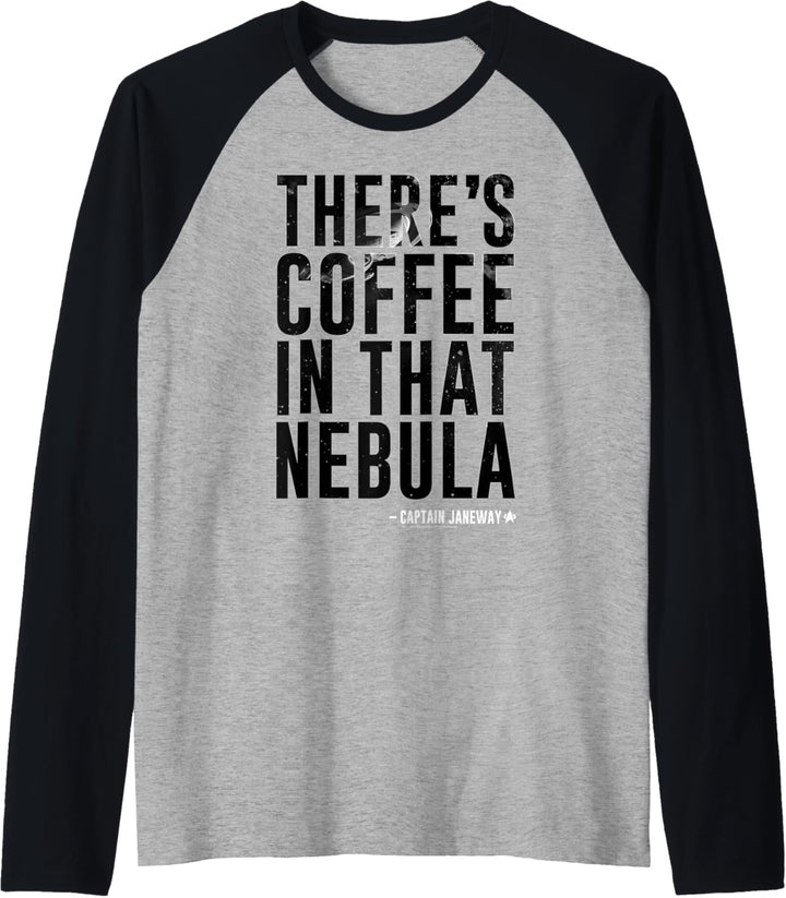 Star Trek Voyager Coffee In That Nebula Raglan