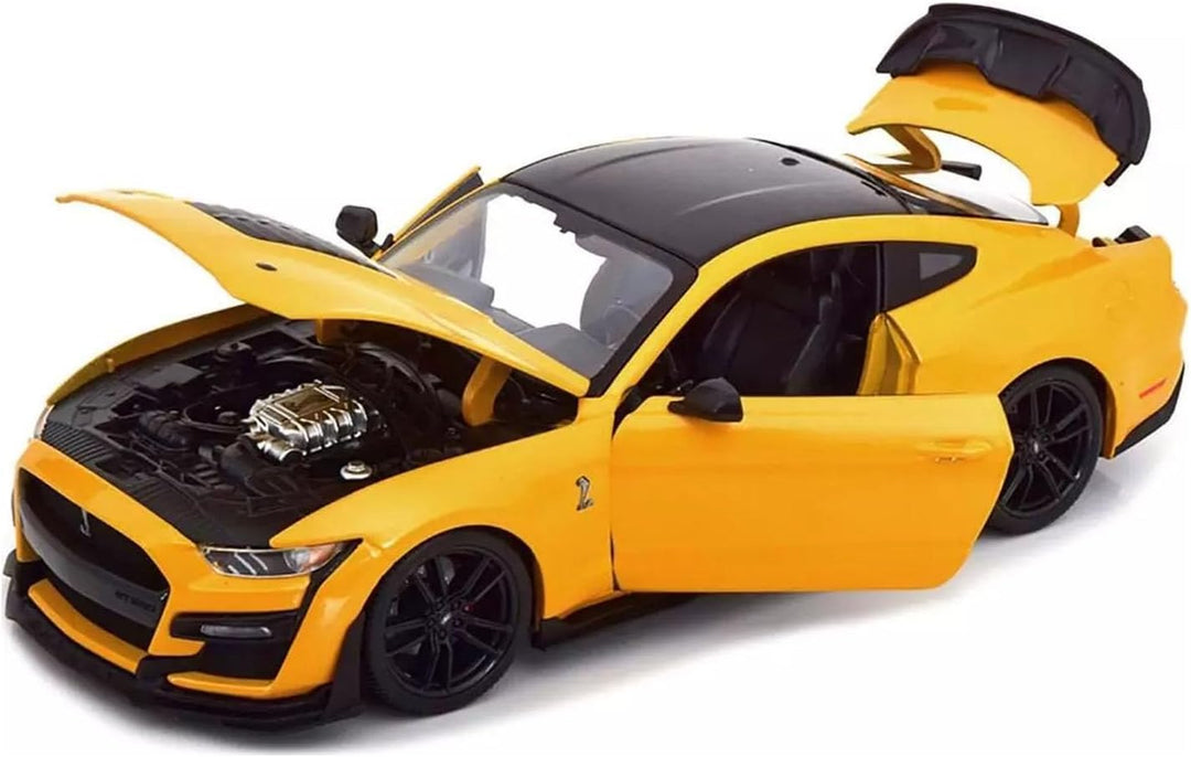 Maisto Mustang Shelby GT500 (2020): Modellauto im Massstab 1:18, Türen, Kofferraum und Motorhaube zu