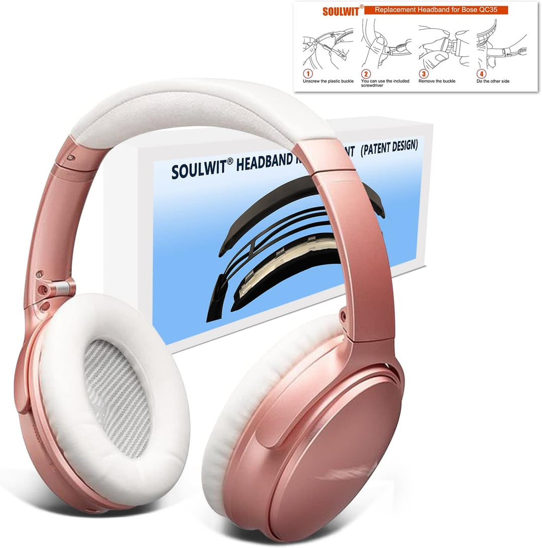 SOULWIT Ersatz Kopfband Headband für Bose QC35 &amp; QuietComfort 35 II (QC35 ii) Kopfhörer,DIY Stirnban