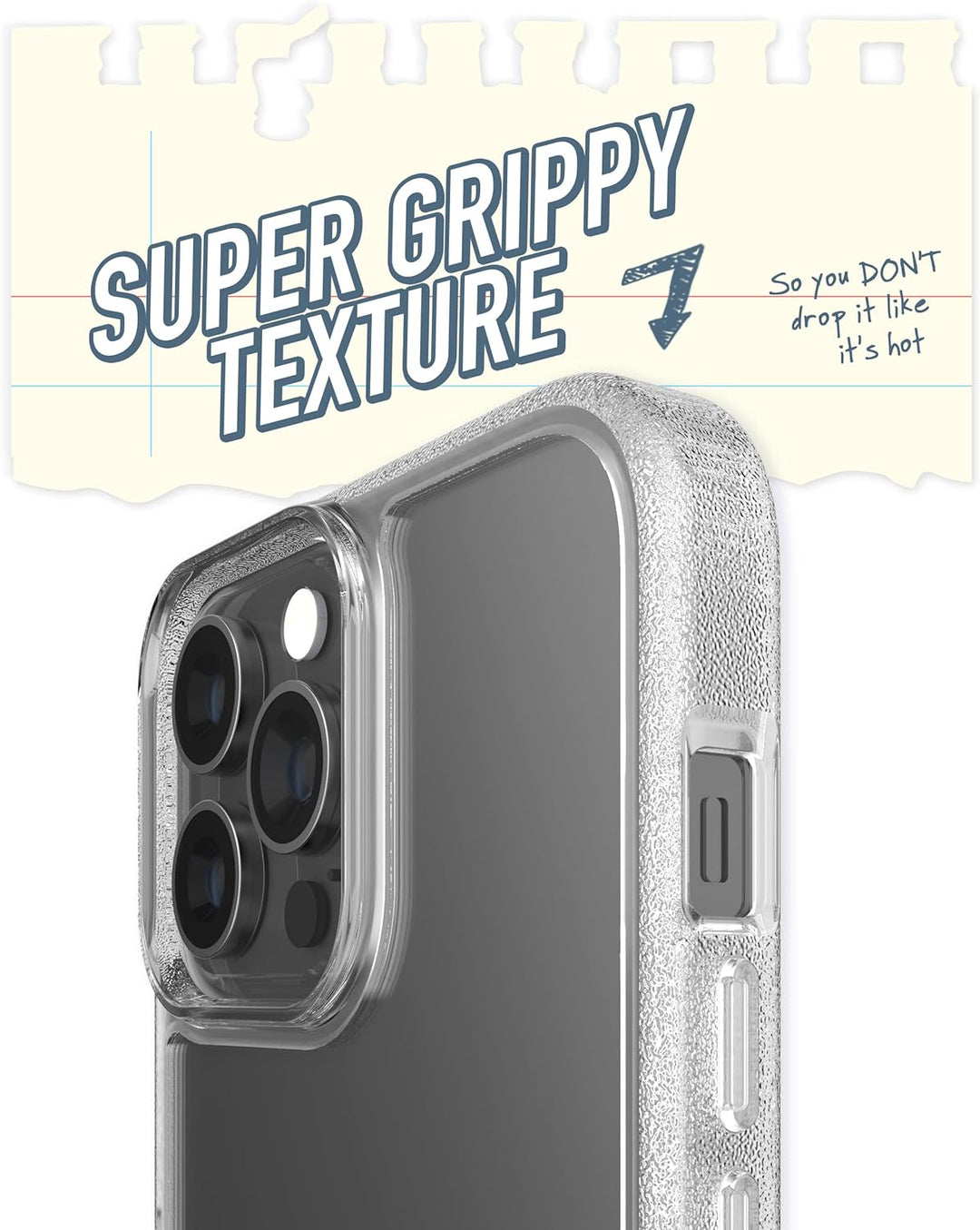 Smartish iPhone 13 Pro Max Slim Case – Gripmunk kompatibel mit MagSafe [leicht + schützend] Dünne Gr