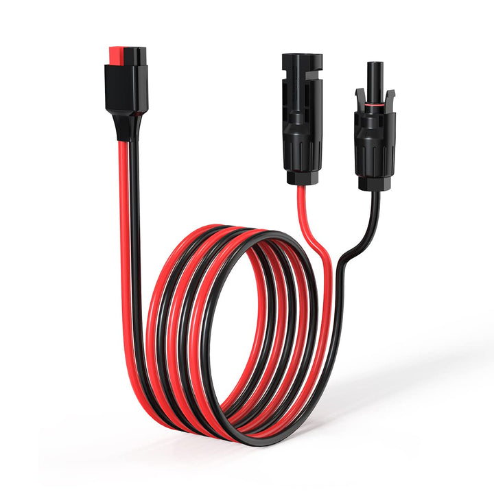 ELFCULB Solar auf Anderson Kabel 10AWG Solarladekabel 45A Anderson Stecker für Powerstation Solarpan