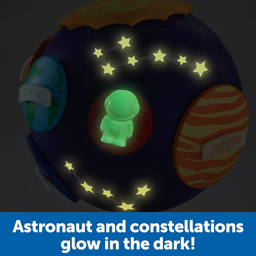 Learning Resources Steckkugel „Sonnensystem“, MINT-Spielzeug für Kinder, Weltraumdeko, Lernspielzeug