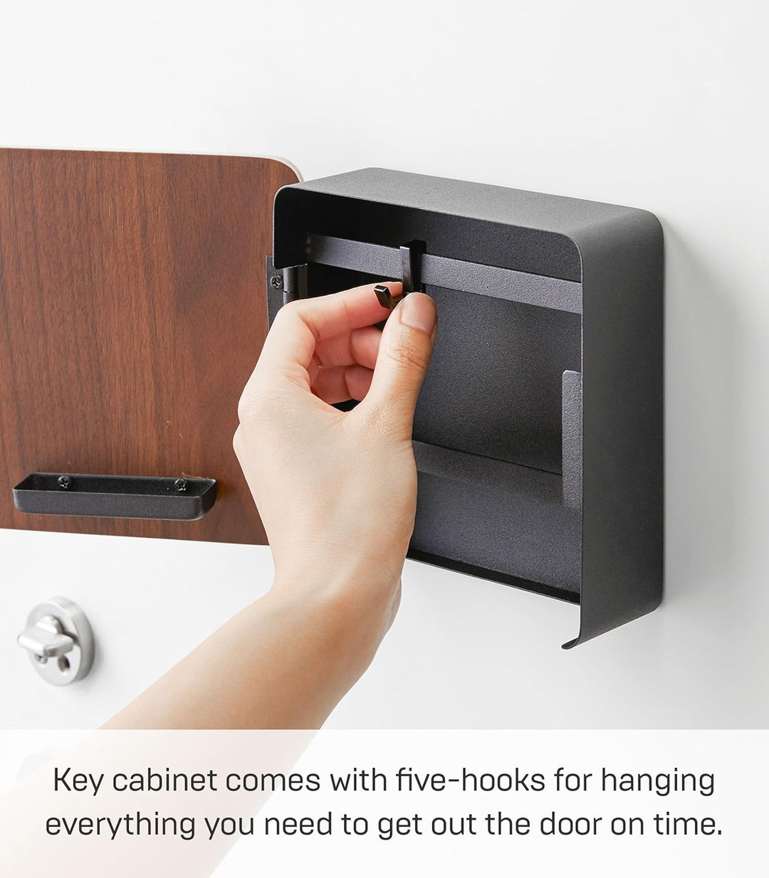 Magnetic key box - Rin - brown Schwarz, Schwarz