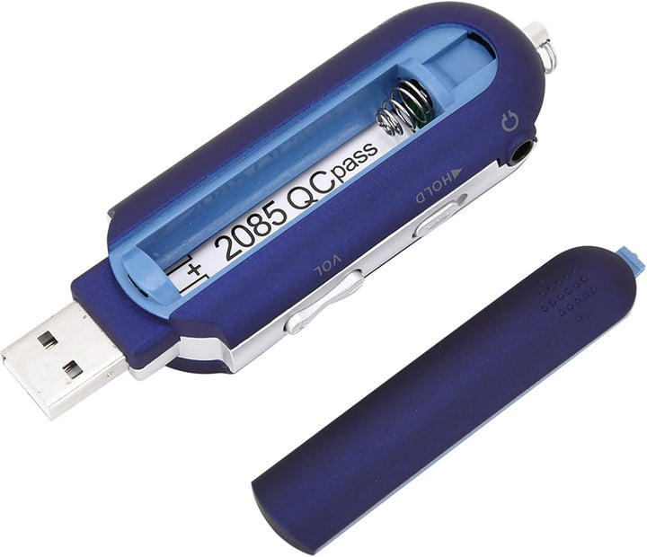 Digitaler MP3 Player, Tragbarer MP3-USB-Player mit LCD-Bildschirm und 32 GB Micro SD, FM-Radio, Spra