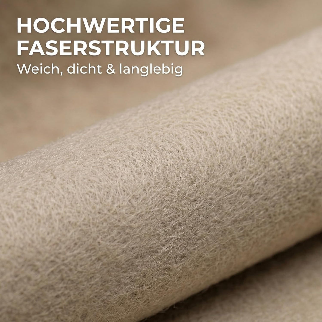 poolomio® Bodenschutzvlies rechteckig 370 x 370 | robuste Poolunterlage Outdoor | Poolbodenplane mit