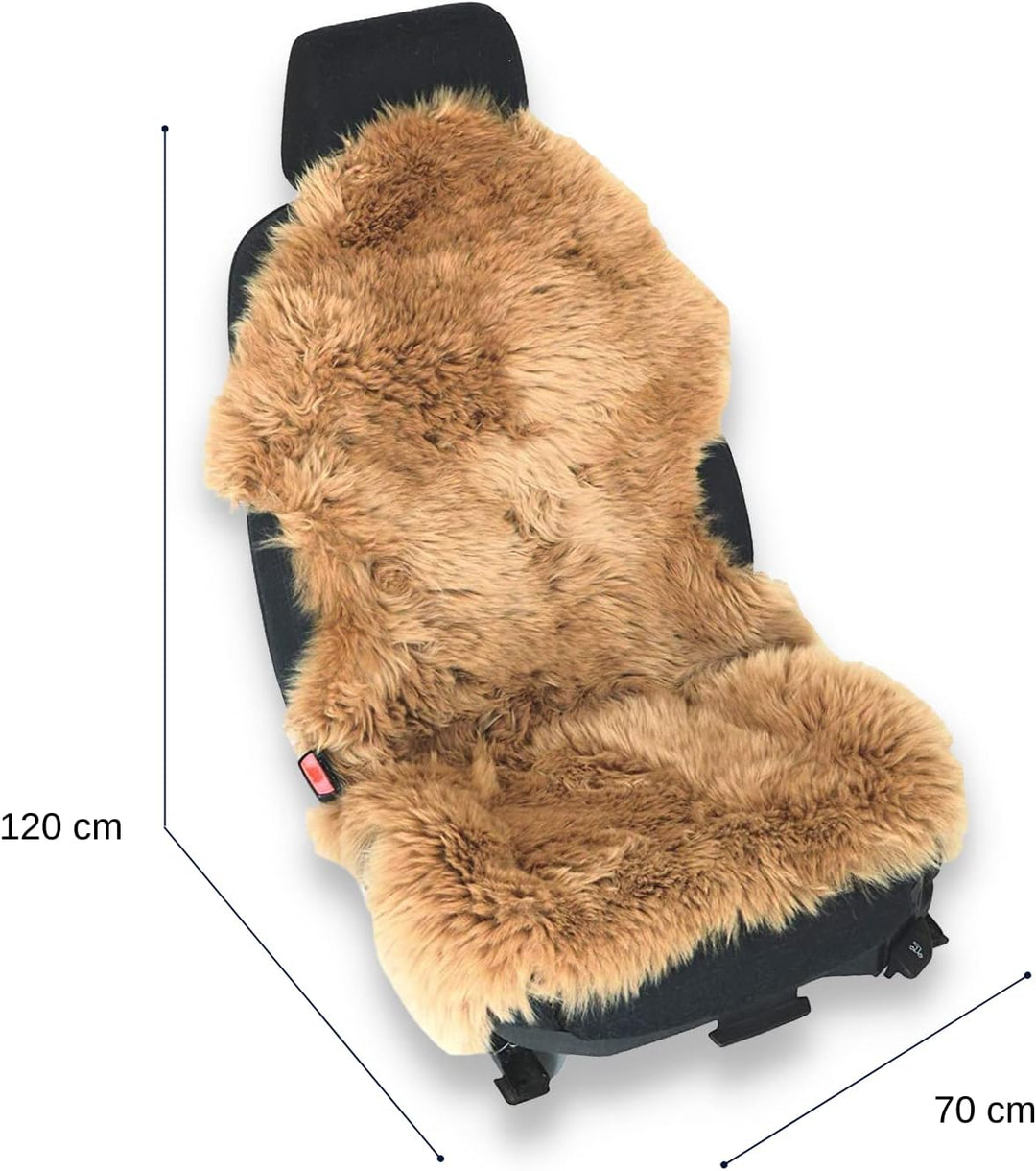 Leibersperger Felle Hochwertige Autofell Sitzauflage Stoffsitz – Geeignet für Jede Jahreszeit - Beso