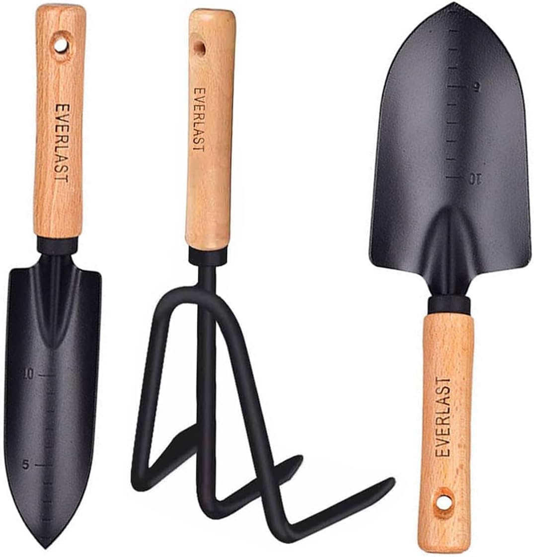 Gartenwerkzeug-Set-Gartenkelle,Gardening Tools Set-Garden Trowel,3 Pcs Gartengeräte-Set Werkzeuge Ge