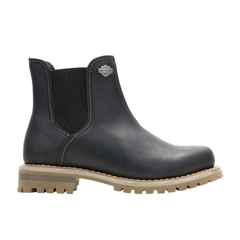 HARLEY-DAVIDSON Footwear Damen Gynger Motorradstiefel 36 EU Schwarz, 36 EU Schwarz