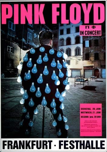 Pink Floyd - Thundersound, Frankfurt 1989 » Konzertplakat/Premium Poster | Live Konzert Veranstaltun