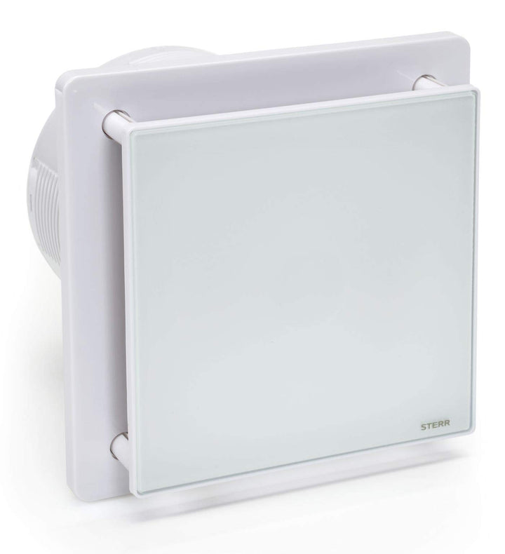 STERR Weiss Badezimmerlüfter 150 mm mit TIMER silent badlüfter - Moderner Lüfter ins Badezimmer - Ba