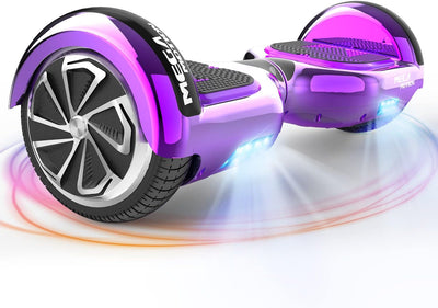 MEGA MOTION Hoverboard, 6,5 Zoll mit Zwei Rädern Hoverboards für Kinder mit Bluetooth-Lautsprecher-l