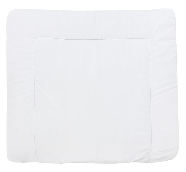 TupTam Baby Wickeltischauflage mit Baumwollbezug Gemustert, Farbe: Grau/Fuchs Mint, Grösse: 75 x 85