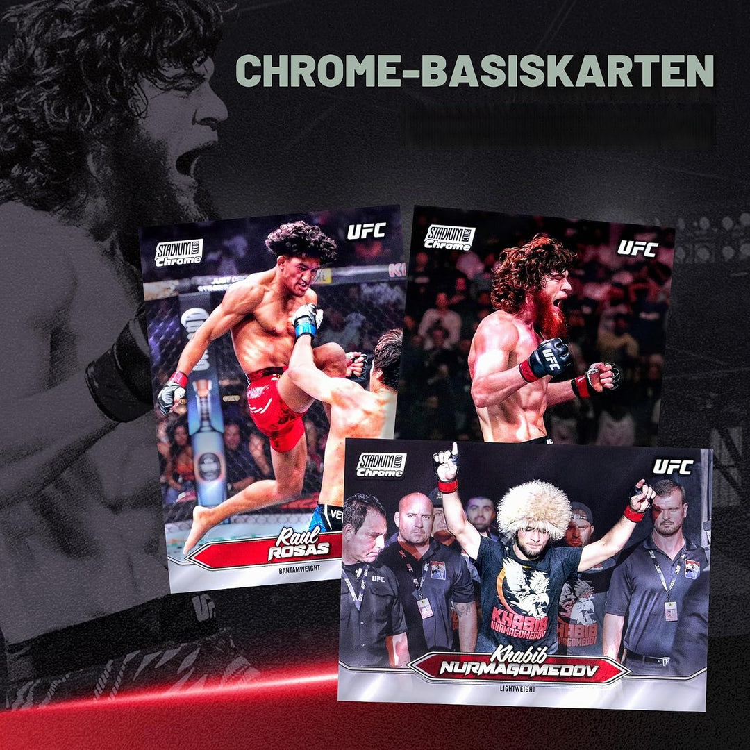 2025 Topps Stadium Club, UFC, werksseitig versiegelt, Vorteilsbox