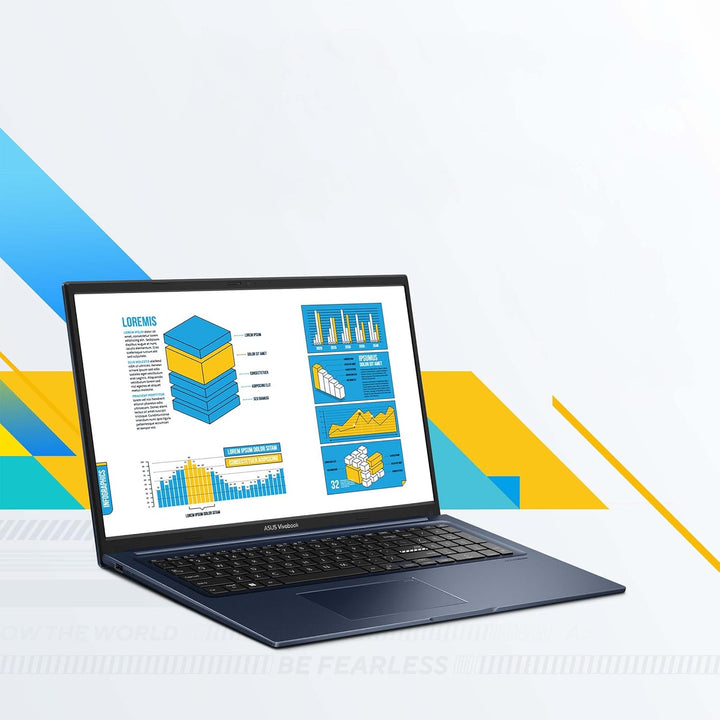 ASUS Vivobook 17 | Quiet Blue (X-Serie) | 17,3" FHD | Core 5 120U | RAM: 12GB | SSD: 1TB | Windows 1