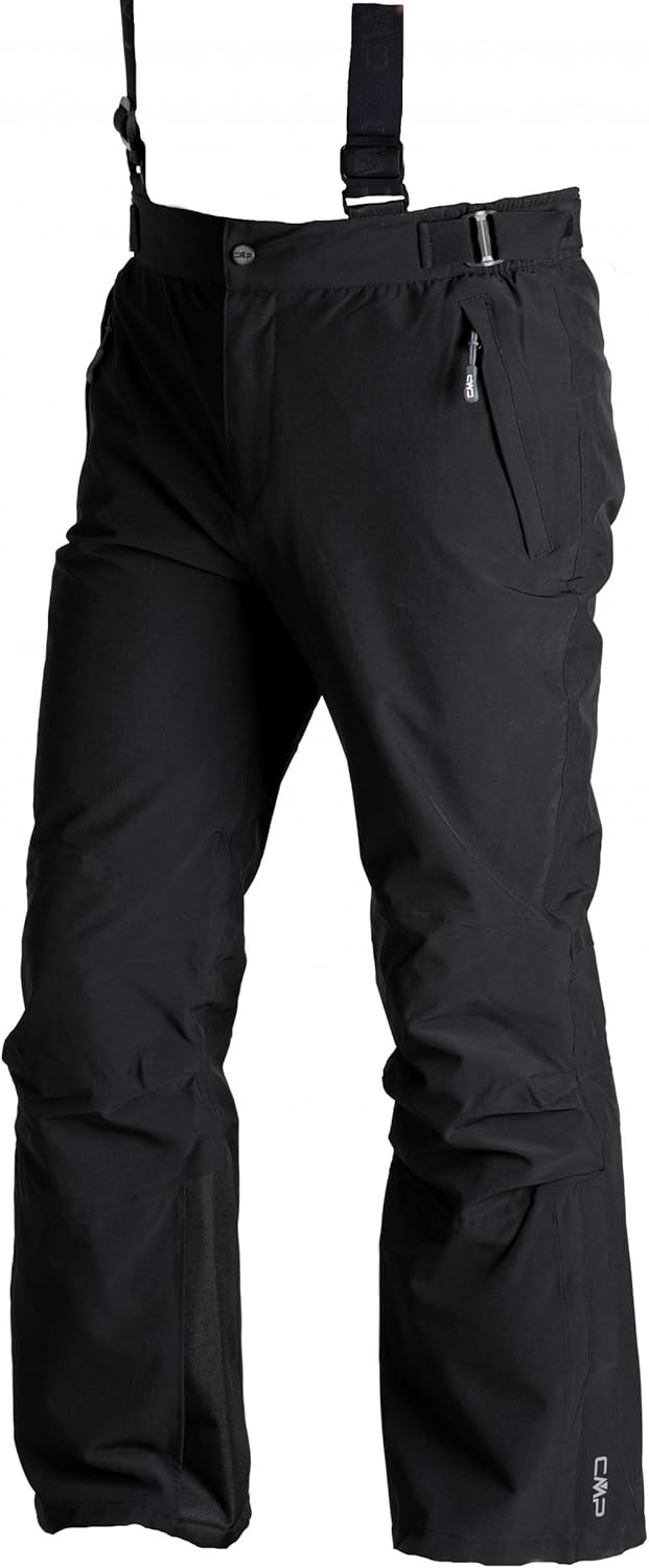 CMP Herren Skihose Wattierte PFC Free 10000 C25 Schwarz, C25 Schwarz