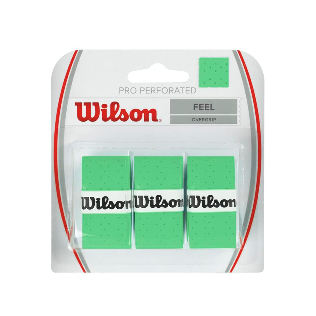 Wilson Griffband, Pro Overgrip Perforated, Unisex Grn