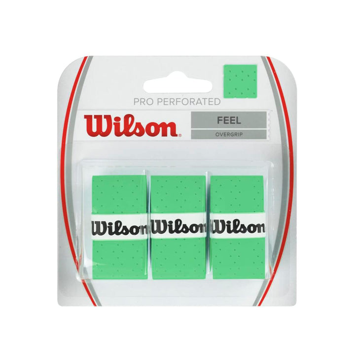 Wilson Griffband, Pro Overgrip Perforated, Unisex Grn