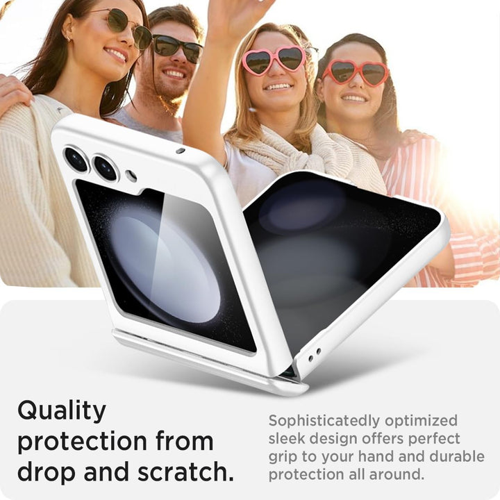 Miimall Kompatibel mit Samsung Galaxy Z Flip 5 Hülle mit Scharnierschutz Magnetischer [Externer Bild