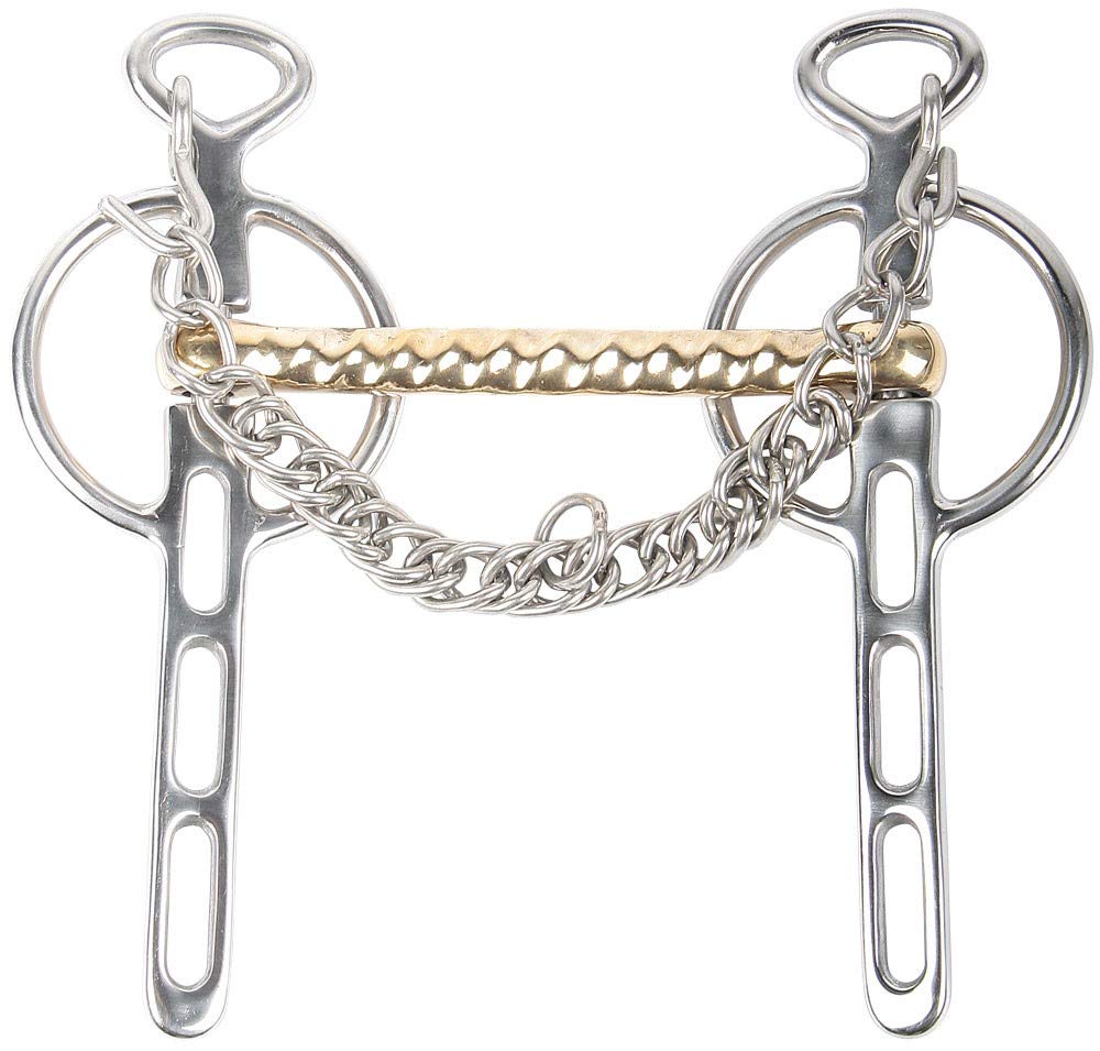 Harry´s Horse Liverpoolkandare 3 Schlüssellöcher 14mm Gold Messing, Grösse:12.5, M