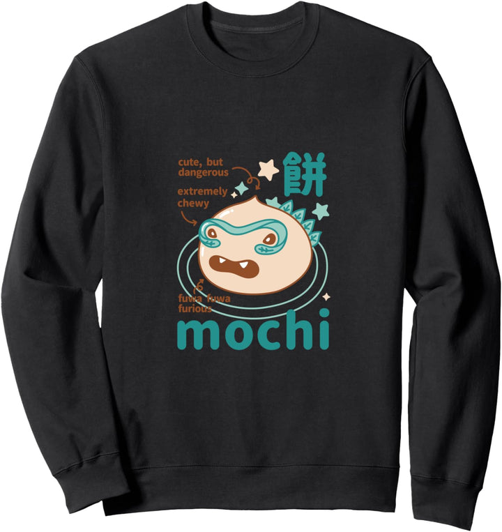 Mochi Dessert Monster l Lustige japanische Lebensmittel Sweatshirt