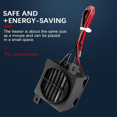 Uadme PTC Heizelement 12V, 100W PTC Auto Heizung, Elektrisch Isolierte Lufterhitzer mit Konstanter T