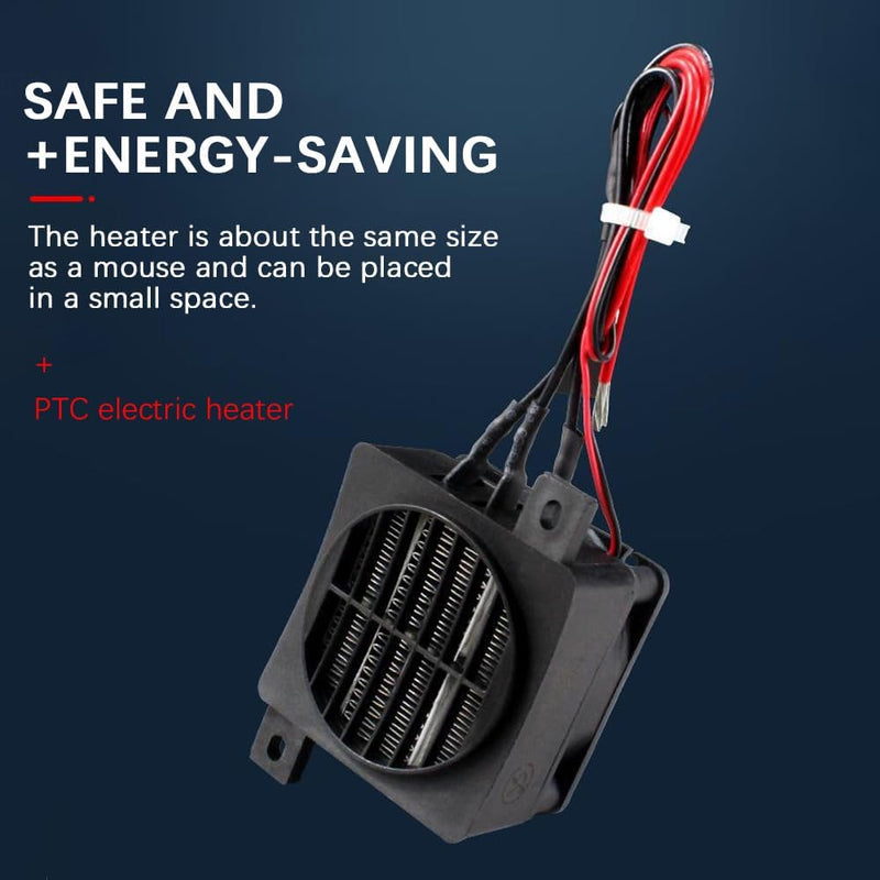 Uadme PTC Heizelement 12V, 100W PTC Auto Heizung, Elektrisch Isolierte Lufterhitzer mit Konstanter T