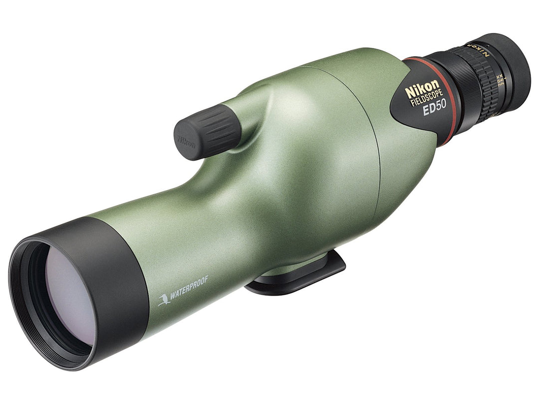 Nikon Spektiv (Fieldscope) ED 50 Beobachtungs-Fernrohr grün perlglanz (ohne Okular), grün perlglanz