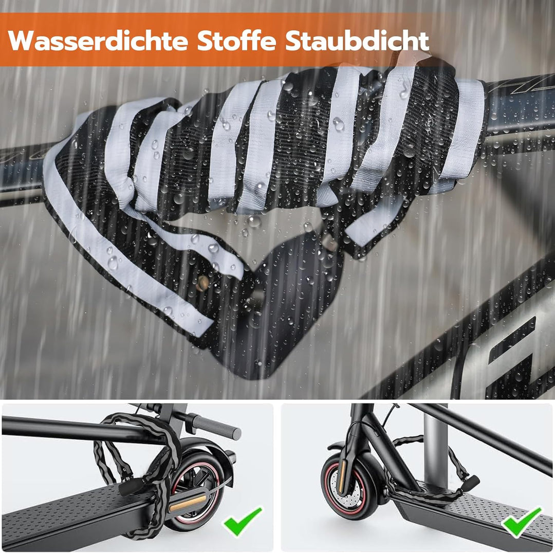 Eseesmart Fingerabdruck Kettenschloss Fahrradschloss Fingerabdruck mit Fingerabdruck Telefon-App 100