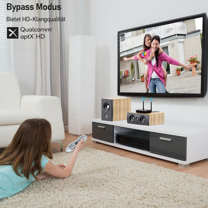 1Mii Bluetooth 5.0 Transmitter Sender Empfänger für TV, Large-2