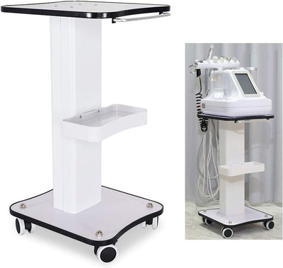 Lightakai - Salonwagen, 3 Tier Tragbar Wagen Beauty Salon Stand Rolling Cart Salon Rollwagen Ständer