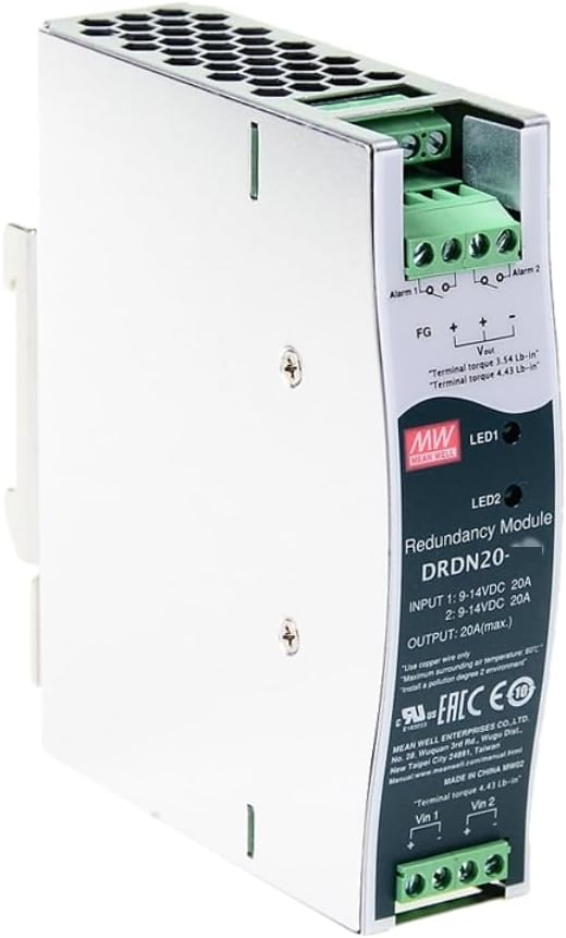 Mean Well DRDN 20W Schaltnetzteil DRDN20-24, DRDN20-24