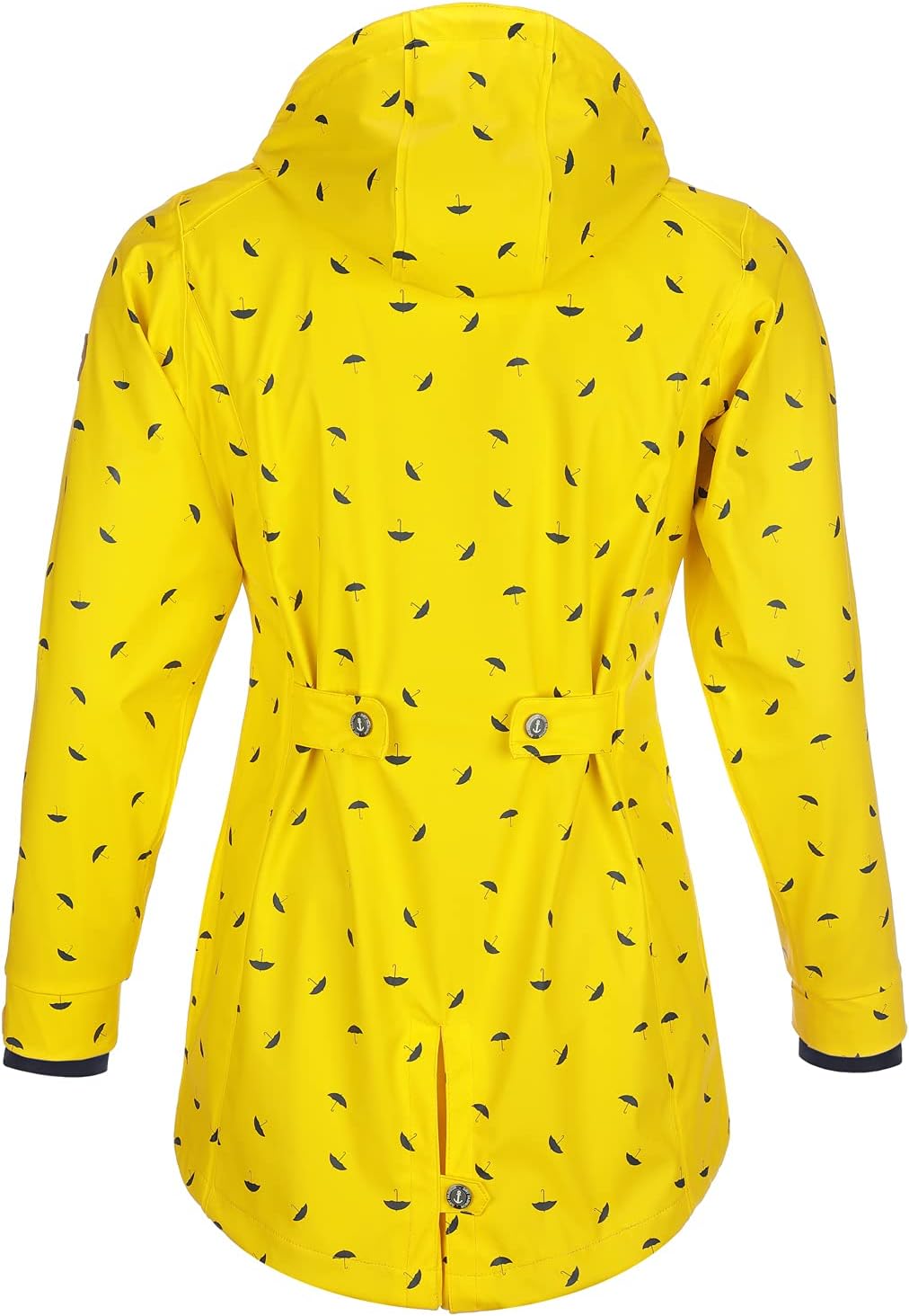 Dry Fashion Damen Regenmantel Wyk Funktionsmantel Parka 46 Gelb, 46 Gelb