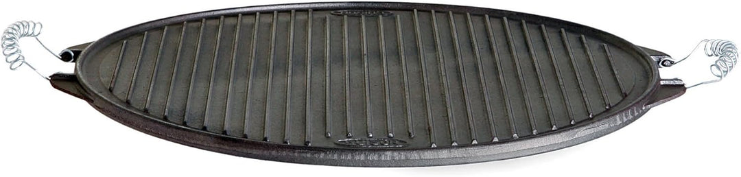 Paella World International Gusseisengrillplatte Light, Schwarz, Ø 42 cm, Ø 42 cm