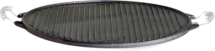 Paella World International Gusseisengrillplatte Light, Schwarz, Ø 42 cm, Ø 42 cm