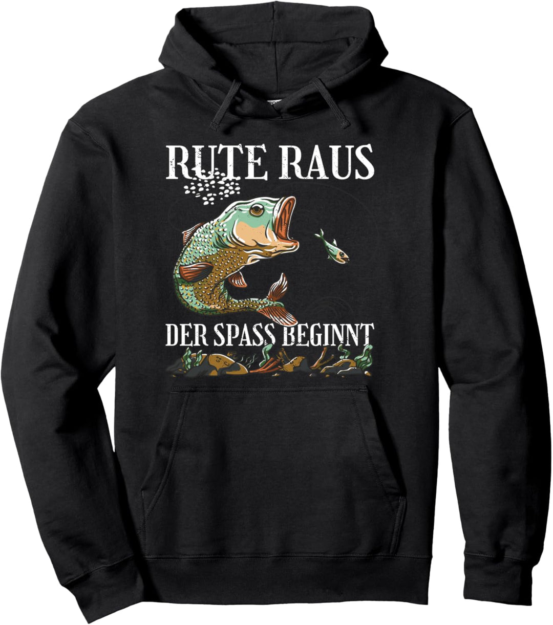 Rute raus der Spass beginnt Pullover Hoodie