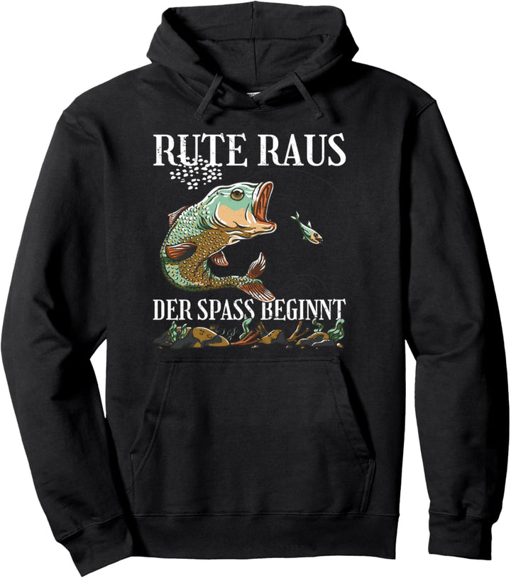 Rute raus der Spass beginnt Pullover Hoodie