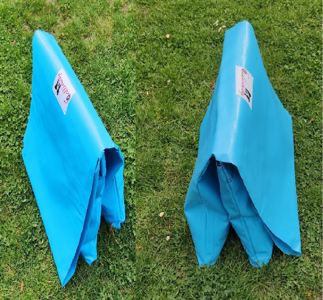 Callieway Agility Tunnel Stützsandsäcke (2er Pack) Standard - org (Cyan 2X)