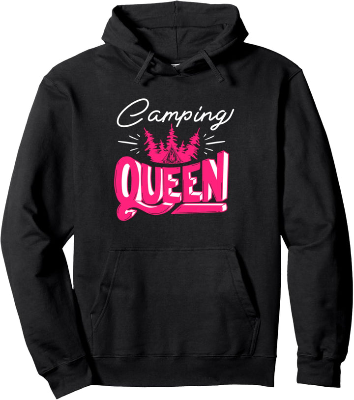 Camping Queen Wohnwagen Camper Camping Pullover Hoodie