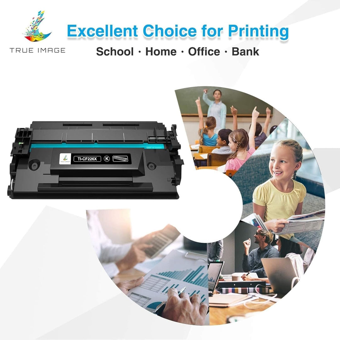 TRUE IMAGE Kompatibel Tonerkartusche als Ersatz für HP 26X 26A CF226X CF226A Laserjet Pro M402dne M4