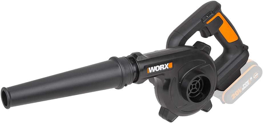 WORX WX094.9 Akku Werkstatt-Gebläse - 20V Max Laubbläser - 20V Powershare-Akkus kompatibel - ohne Ak