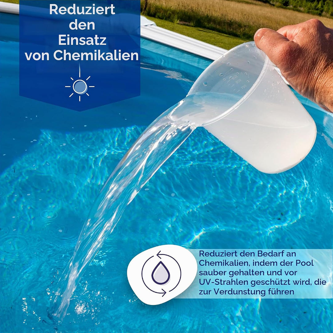 Gre CIPROV611P – Extra Abdeckung für ovale Pools 610x375 cm und Pool in acht 500 x 340, 180 g/m², Sc