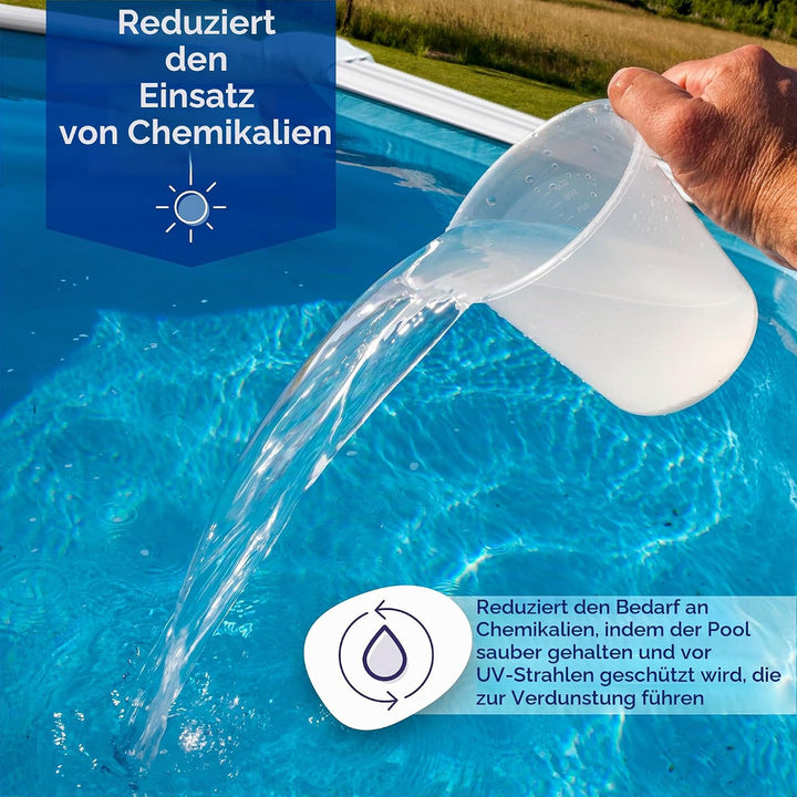 Gre CIPROV611P – Extra Abdeckung für ovale Pools 610x375 cm und Pool in acht 500 x 340, 180 g/m², Sc