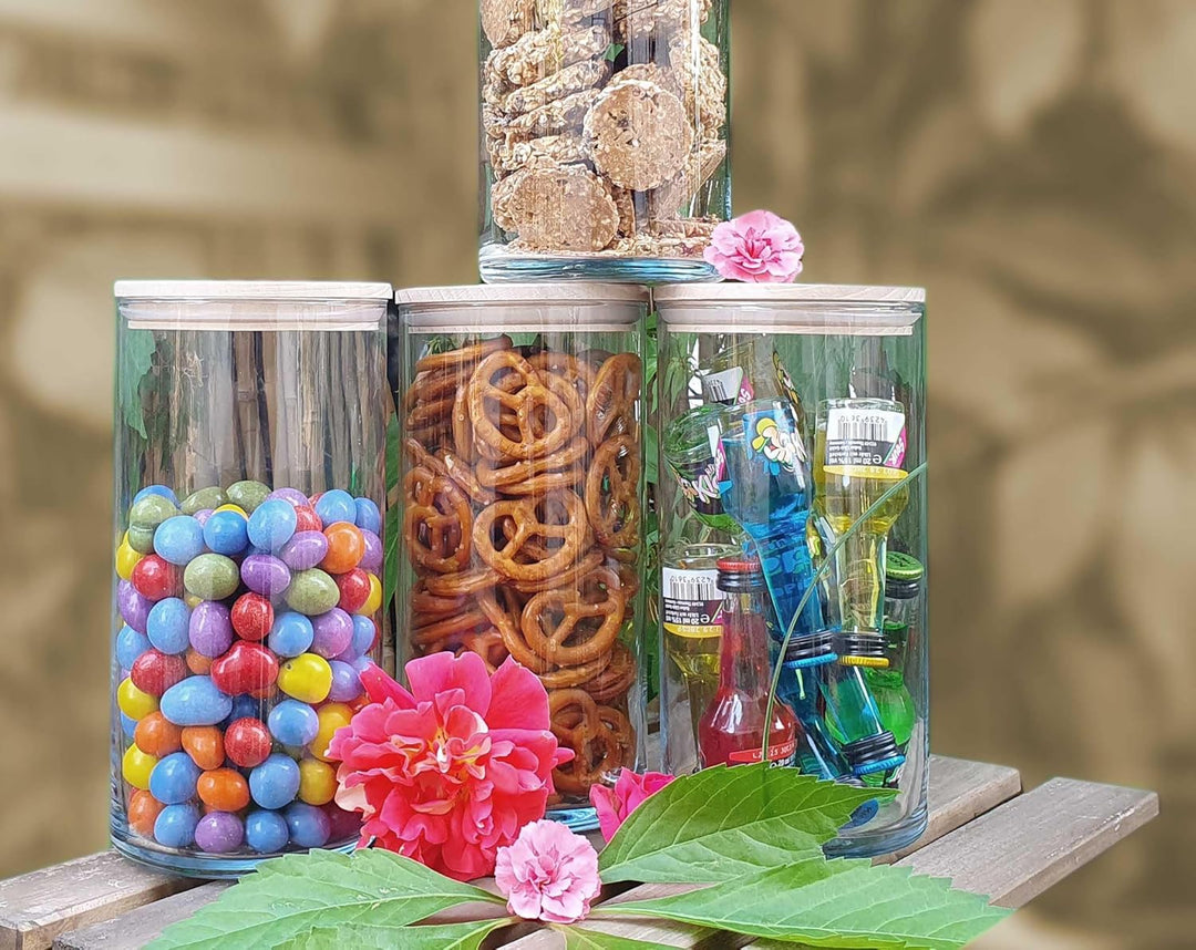 Papa Geschenk Geburtstag, Anti Stress Geschenke für Väter, Glasbehälter mit Deckel, Keksdose bester