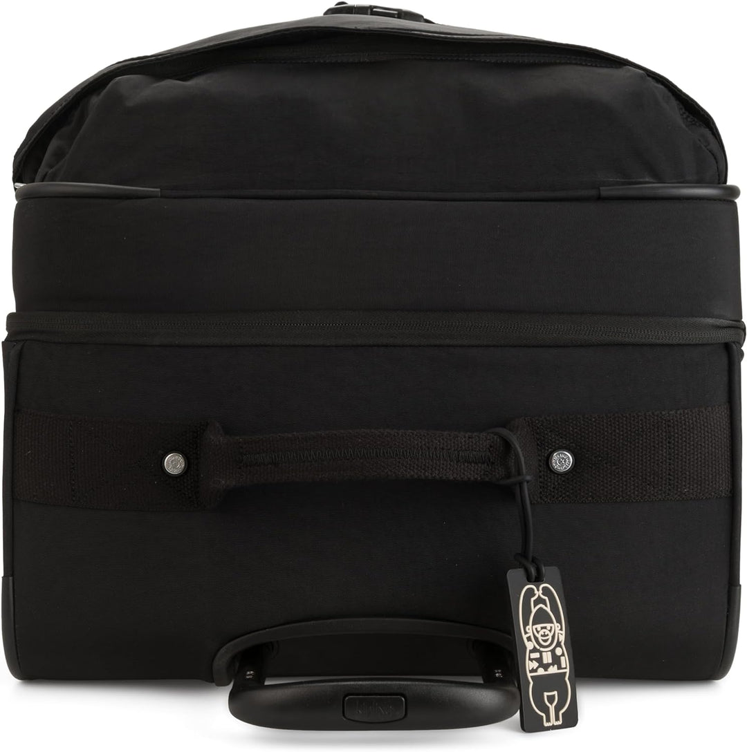 Kipling Spontaneous LRollen-Koffer 360° mit Elastische Träger Black Noir, Black Noir