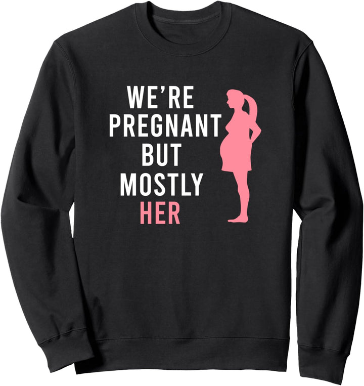 Witziger Spruch für werdende Eltern Baby Sweatshirt