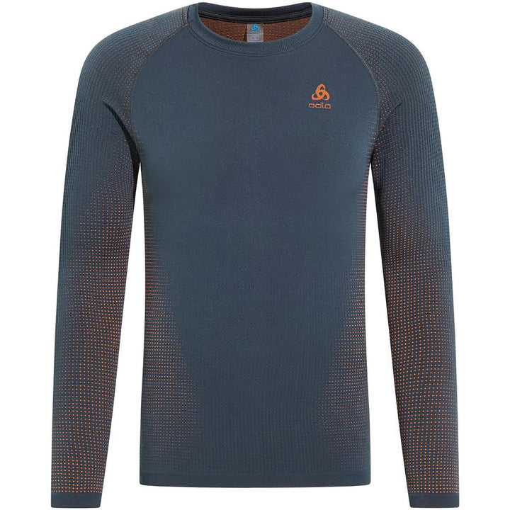 Odlo Herren Performance Warm Eco_196192 Funktionsunterwäsche Langarm Shirt (1er Pack) XL India Ink,