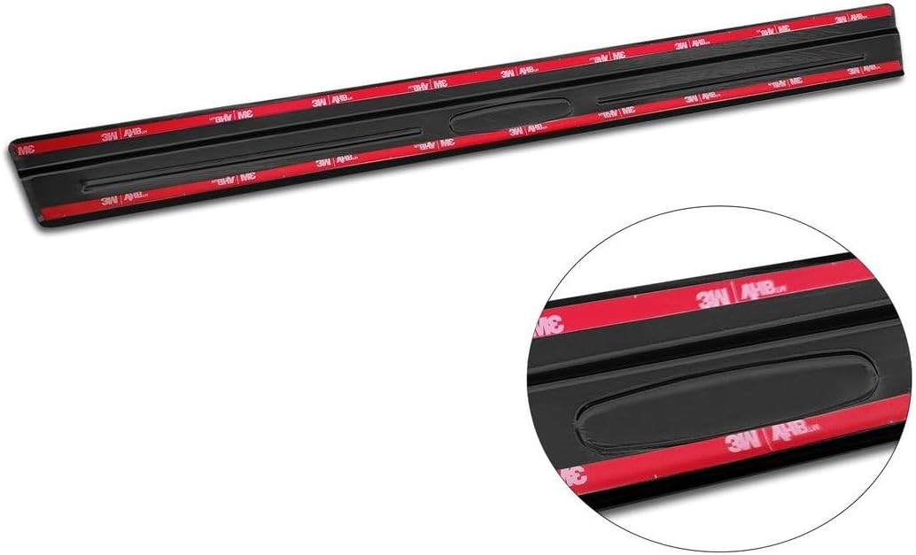 Black Inox door sill protectors compatible with Volkswagen Taigo 2021- 'Exclusive Edition' - 4-piece