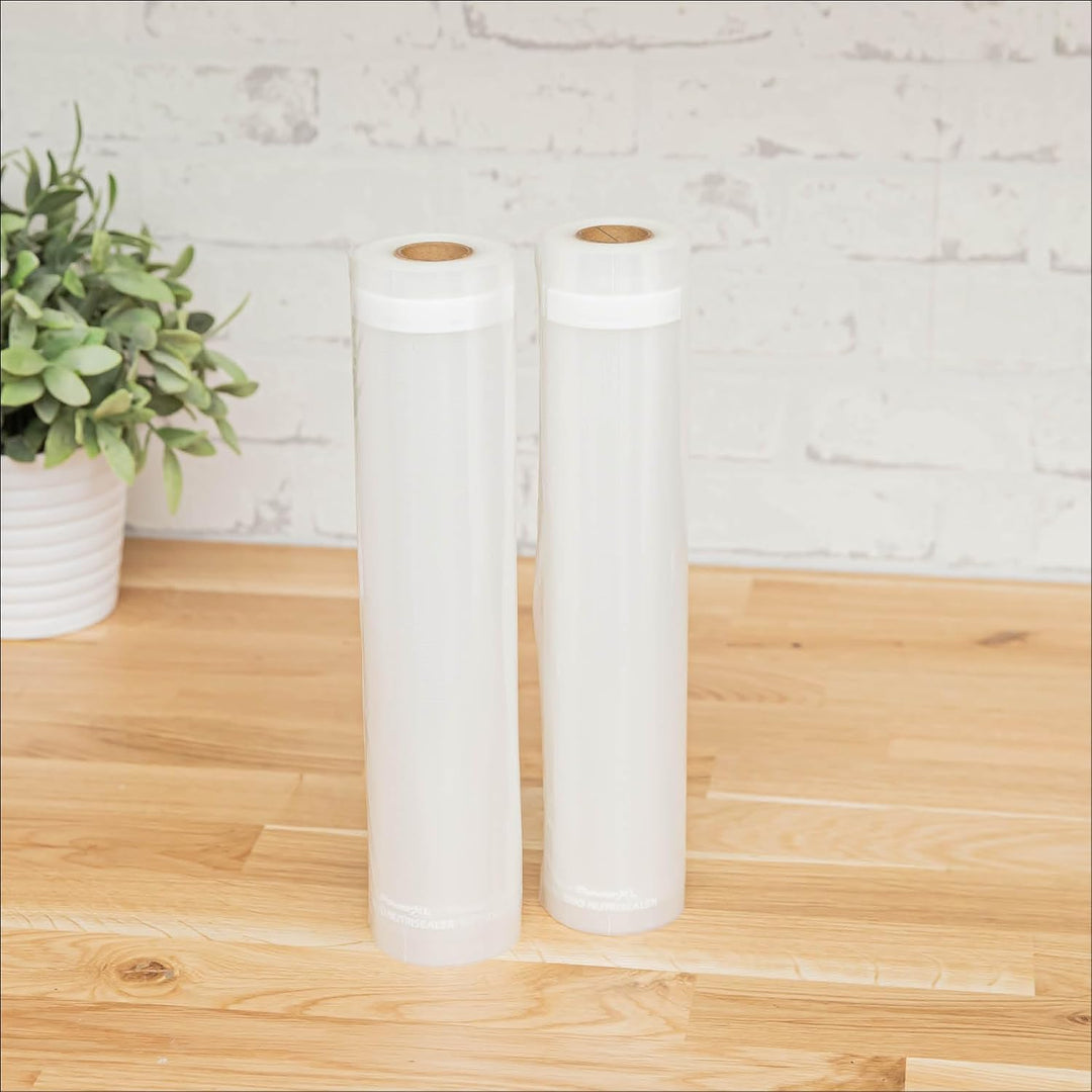 PowerXL Duo NutriSealer SET inkl. 4 Vakuumfolienrollen - 6in1 Vakuumiergerät - 3 Programme - Lebensm