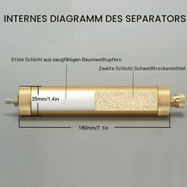 Luftkompressor Filter, Wasser und Ölabscheider Kompressor Wasserabscheider, Öl-Wasser Abscheider Reg